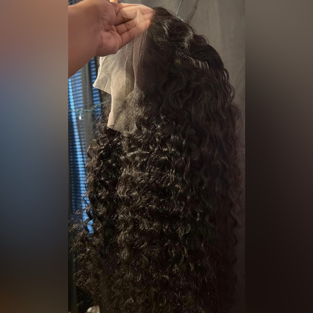 24” wig 13*6 transparent or hd lace 250% density
